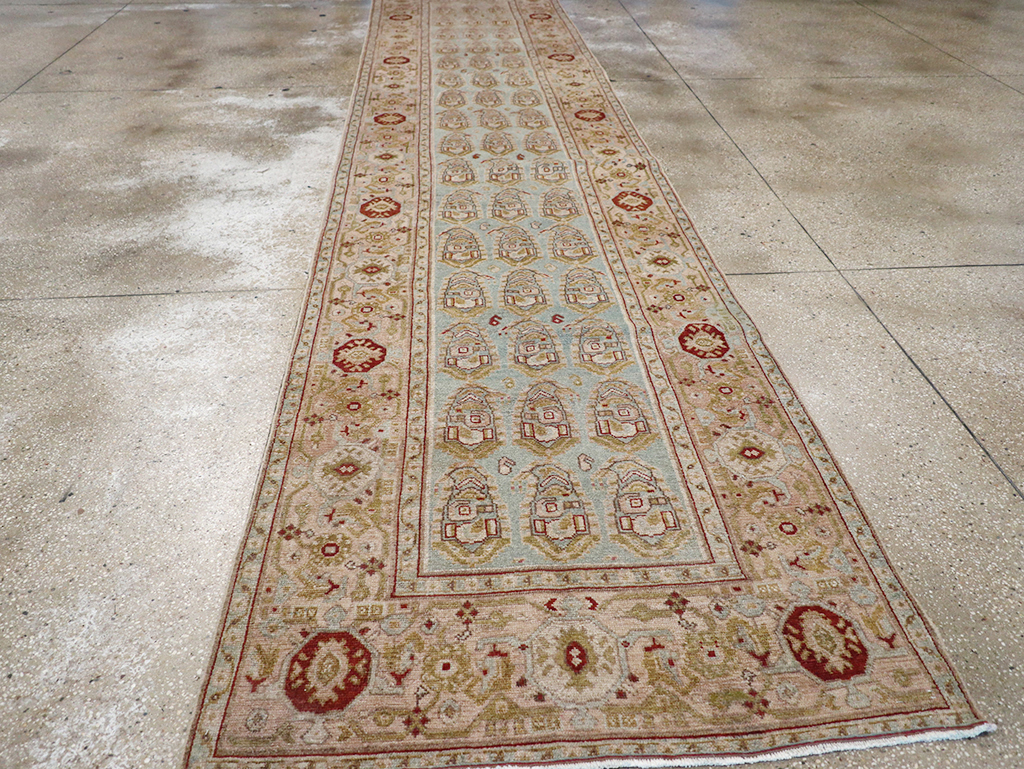 Vintage Persian Malayer Long Runner, No.32740 - Gsblank