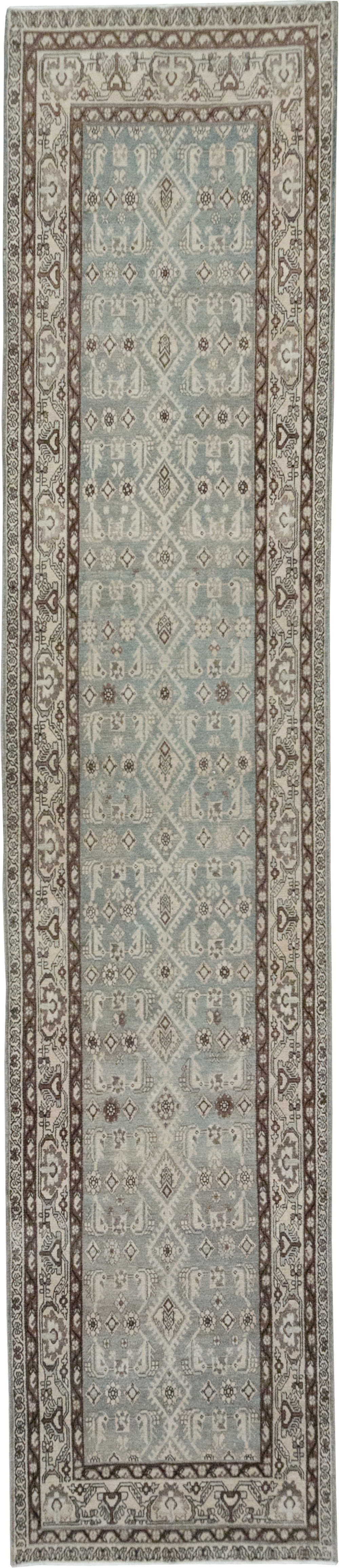 Vintage Persian Malayer Long Runner, No.32741 - Gsblank