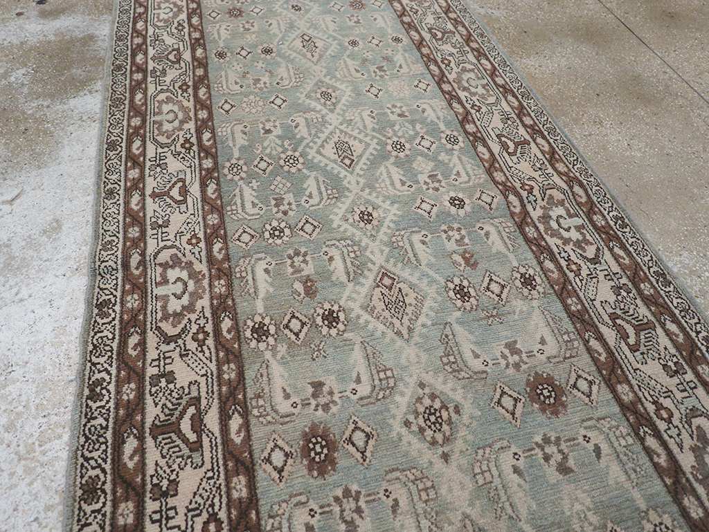 Vintage Persian Malayer Long Runner, No.32741 - Gsblank