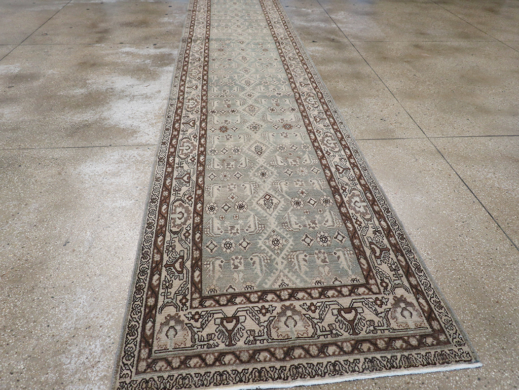 Vintage Persian Malayer Long Runner, No.32741 - Gsblank
