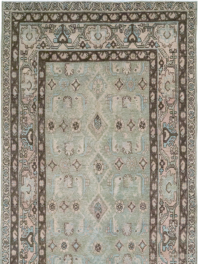 Vintage Persian Malayer Runner, No.32742 - Gsblank