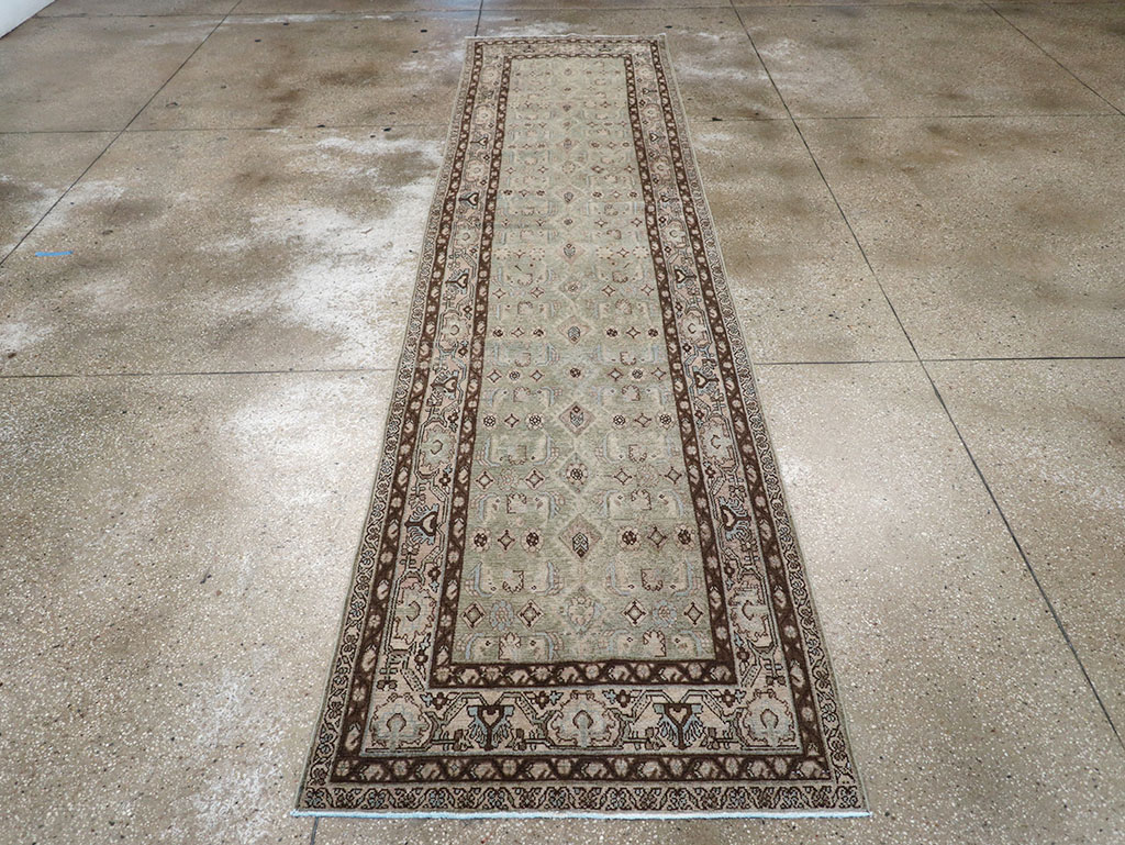 Vintage Persian Malayer Runner, No.32742 - Gsblank