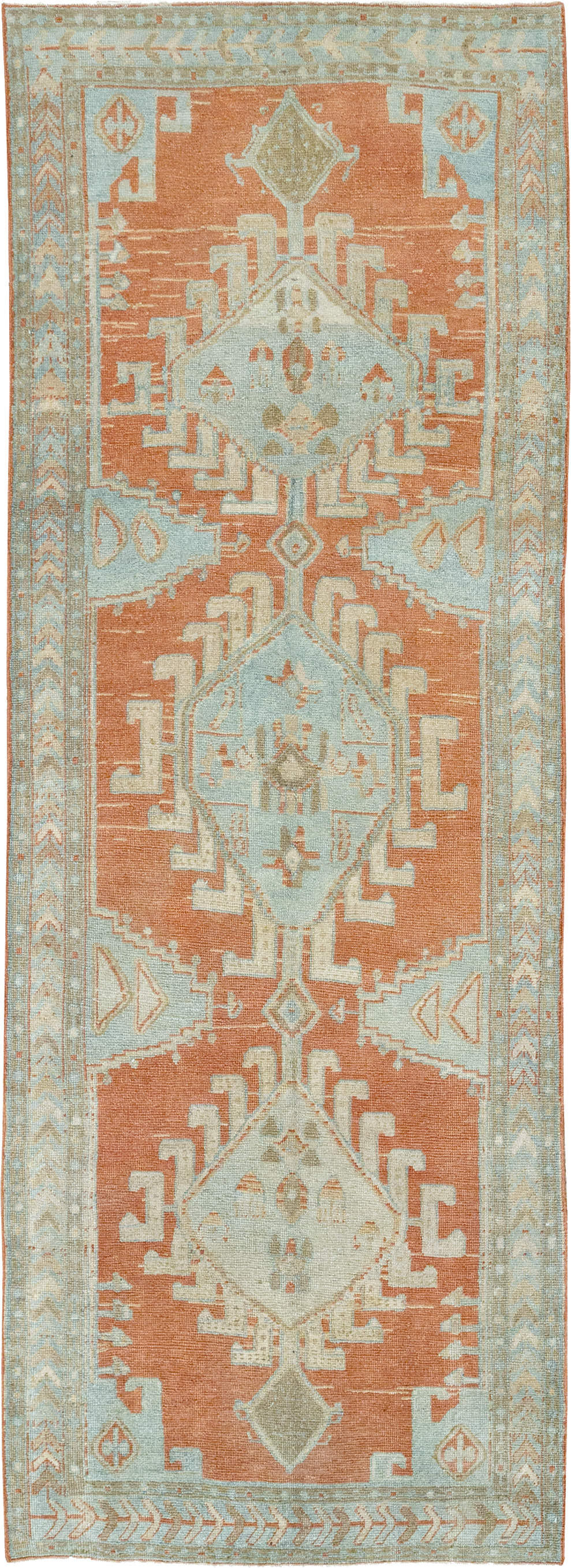 Vintage Persian Veece Accent Rug, No.32744 - Gsblank