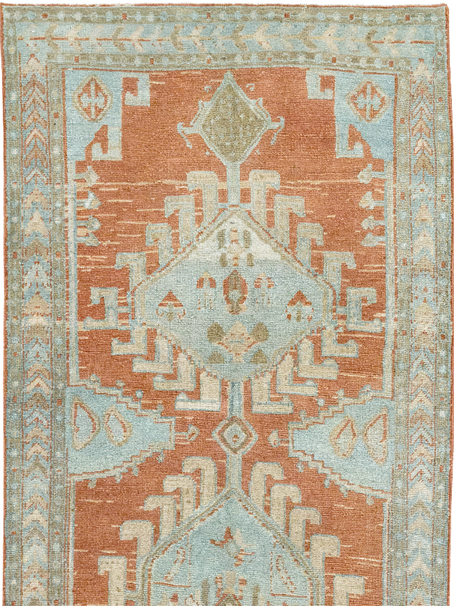 Vintage Persian Veece Accent Rug, No.32744 - Gsblank