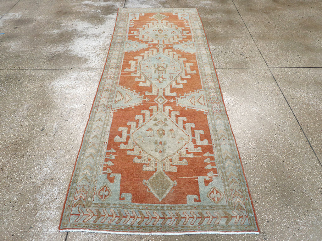 Vintage Persian Veece Accent Rug, No.32744 - Gsblank