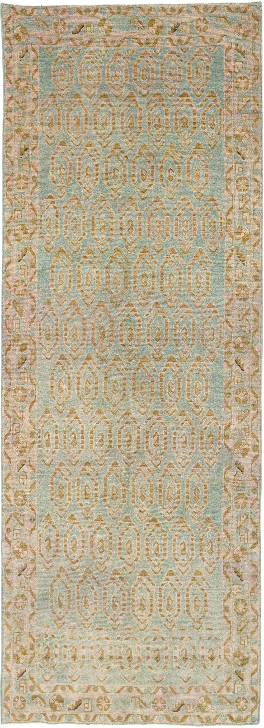 Vintage Persian Malayer Runner, No.32746 - Gsblank