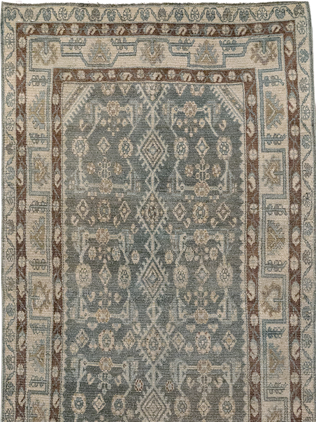 Vintage Persian Malayer Runner, No.32747 - Gsblank