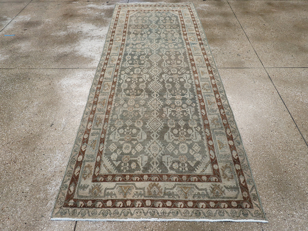 Vintage Persian Malayer Runner, No.32747 - Gsblank