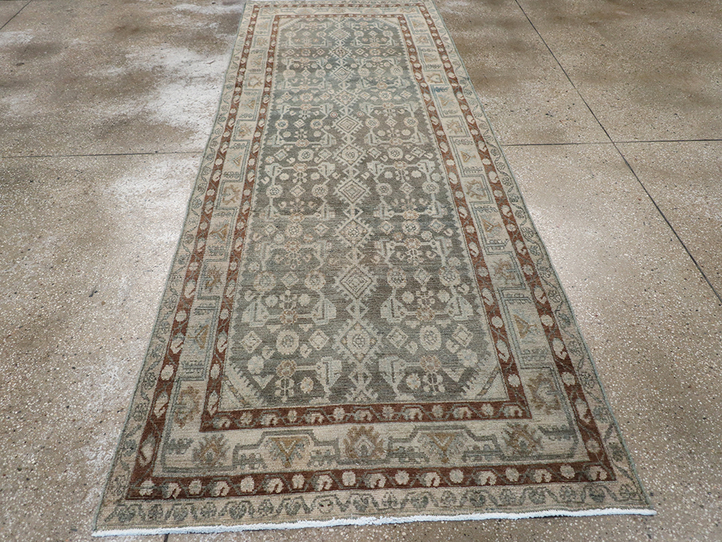 Vintage Persian Malayer Runner, No.32747 - Gsblank