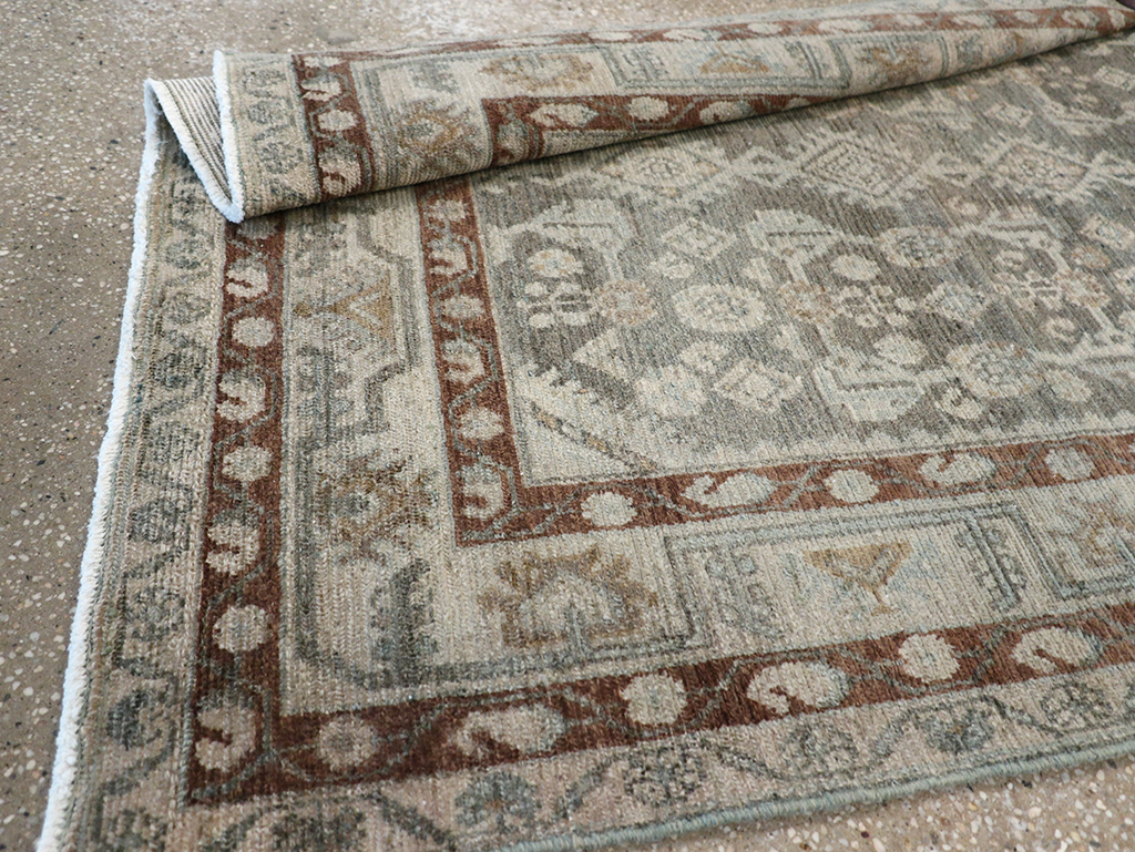Vintage Persian Malayer Runner, No.32747 - Gsblank