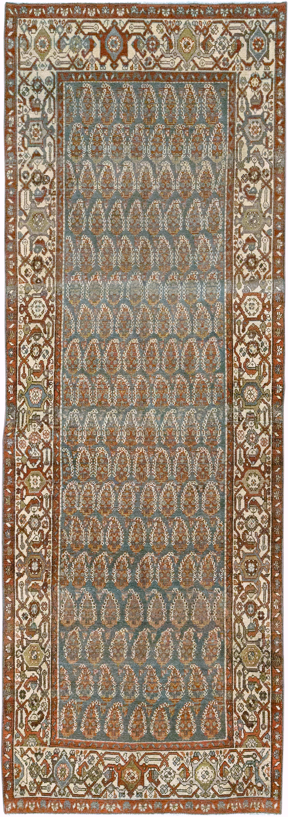 Vintage Persian Malayer Runner, No.32750 - Gsblank