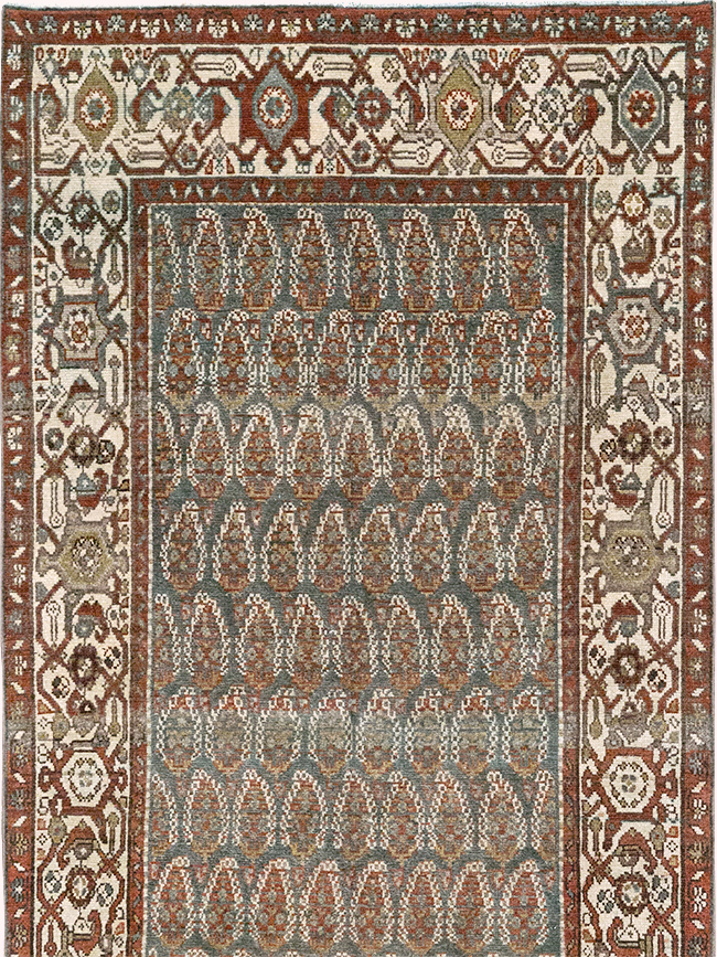 Vintage Persian Malayer Runner, No.32750 - Gsblank