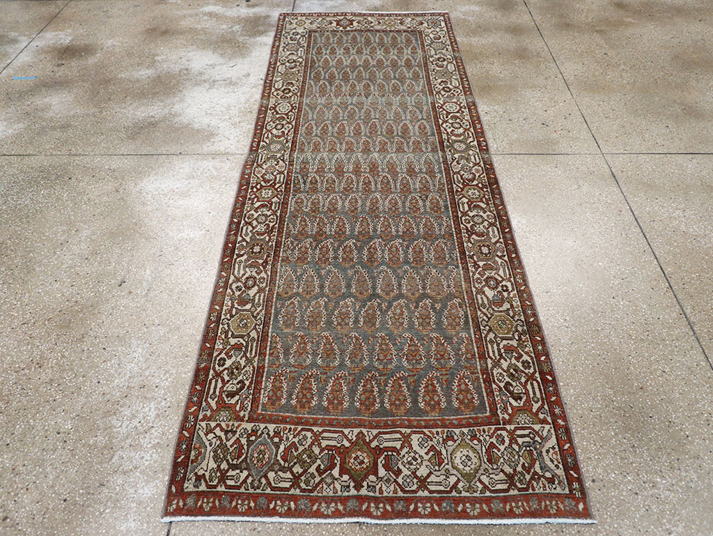 Vintage Persian Malayer Runner, No.32750 - Gsblank