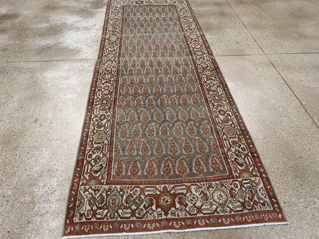 Vintage Persian Malayer Runner, No.32750 - Gsblank