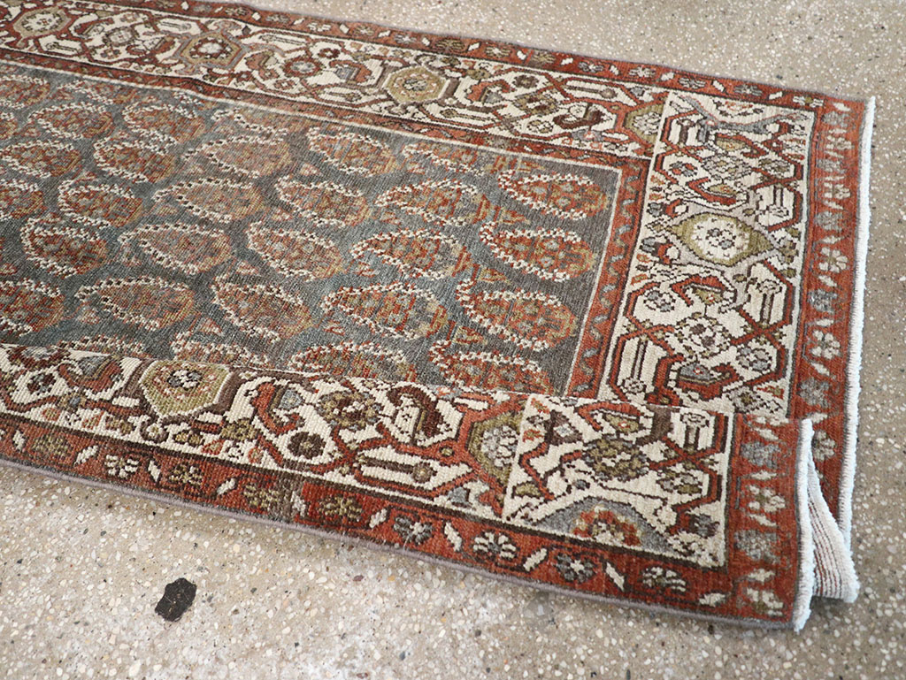 Vintage Persian Malayer Runner, No.32750 - Gsblank