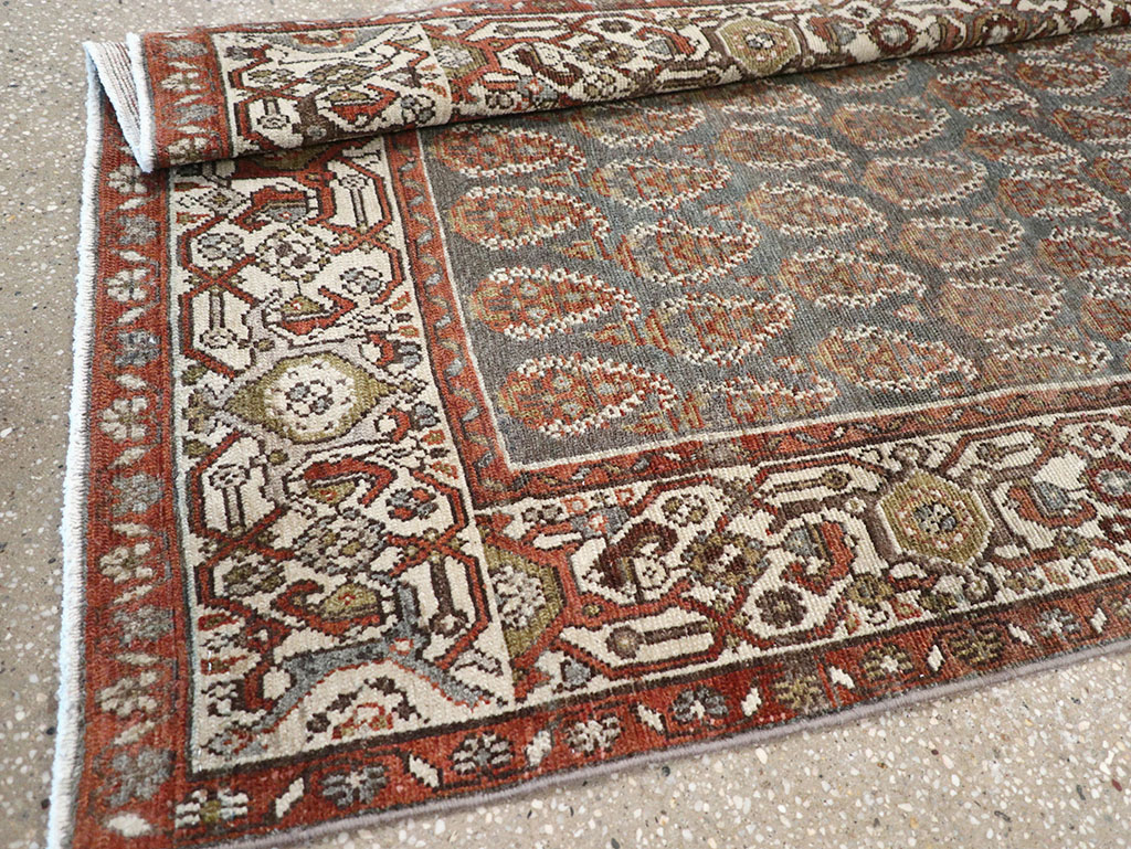 Vintage Persian Malayer Runner, No.32750 - Gsblank