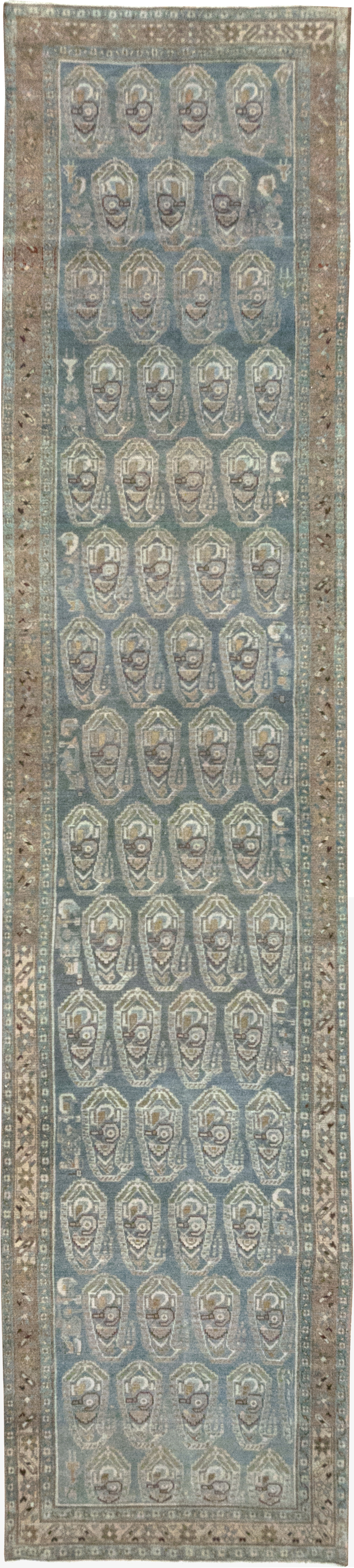 Vintage Persian Malayer Long Runner, No.32751 - Gsblank