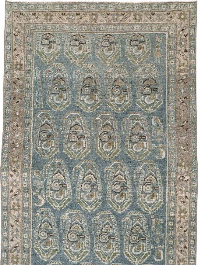 Vintage Persian Malayer Long Runner, No.32751 - Gsblank