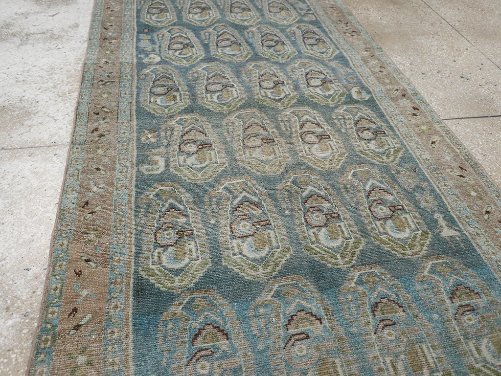 Vintage Persian Malayer Long Runner, No.32751 - Gsblank