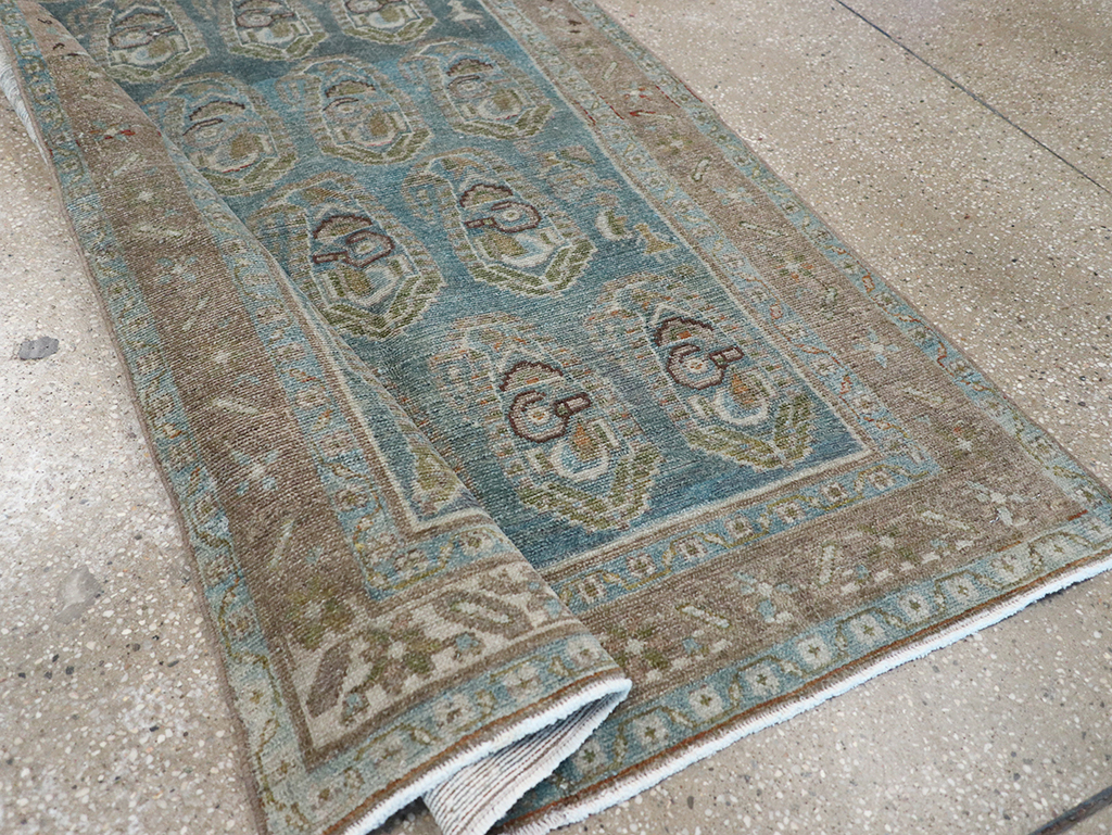 Vintage Persian Malayer Long Runner, No.32751 - Gsblank