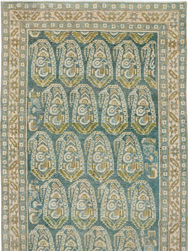 Vintage Persian Malayer Long Runner, No.32752 - Gsblank