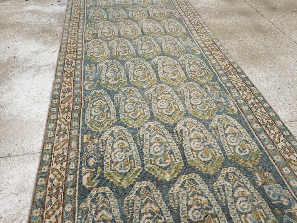 Vintage Persian Malayer Long Runner, No.32752 - Gsblank