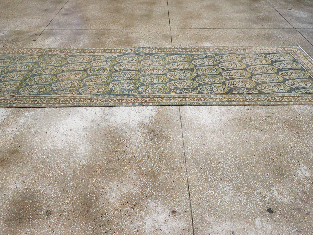 Vintage Persian Malayer Long Runner, No.32752 - Gsblank