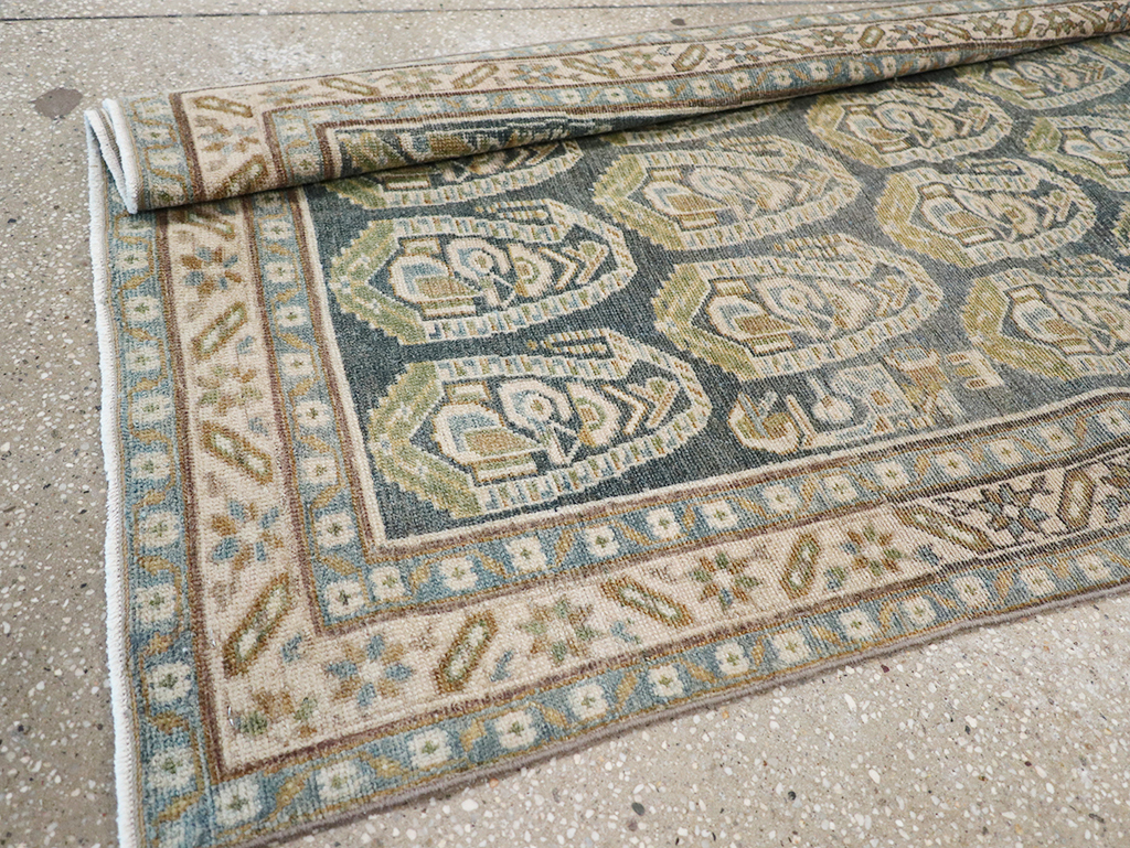 Vintage Persian Malayer Long Runner, No.32752 - Gsblank