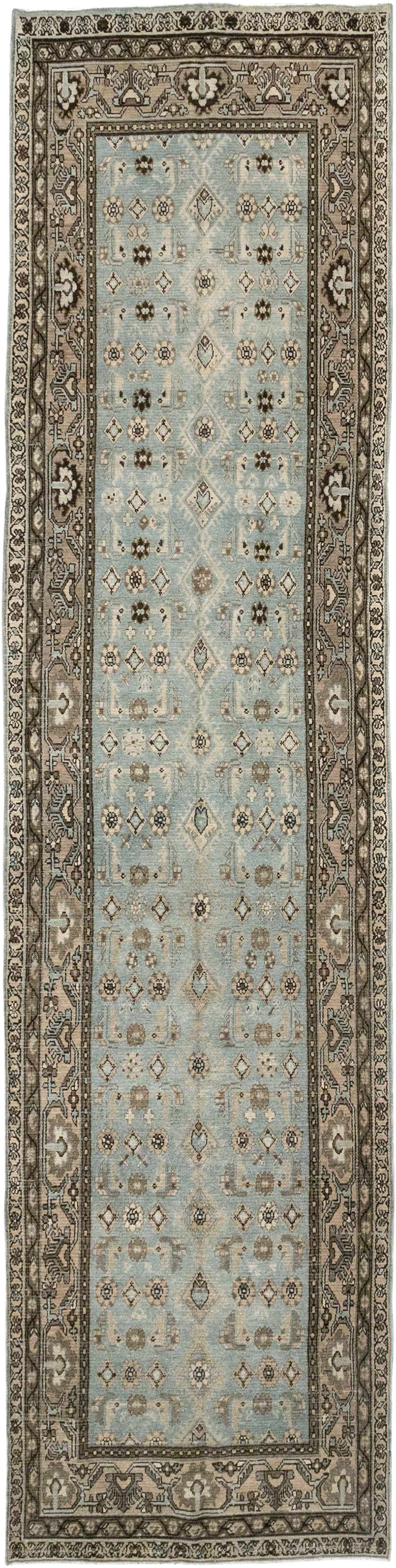 Vintage Persian Malayer Runner, No.32755 - Gsblank
