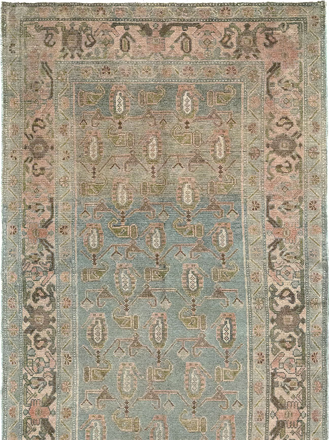 Vintage Persian Malayer Long Runner (Pair: 1 of 2), No.32756 - Gsblank