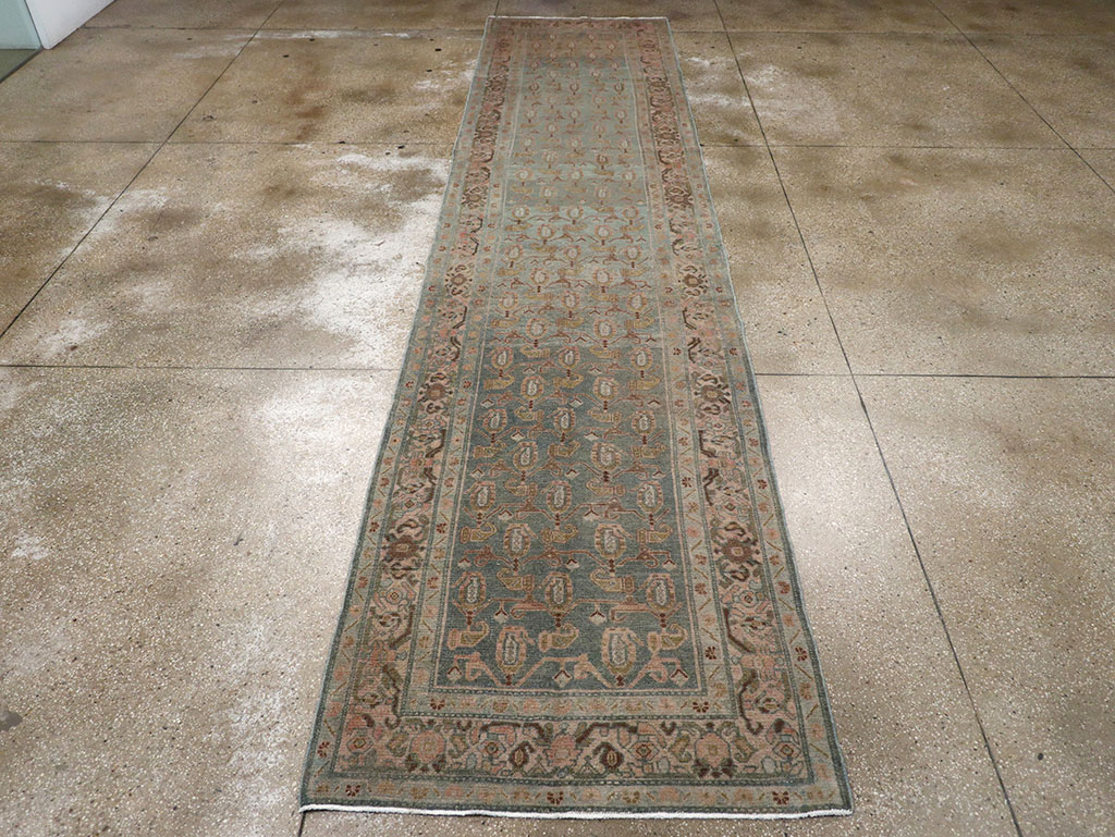 Vintage Persian Malayer Long Runner (Pair: 1 of 2), No.32756 - Gsblank