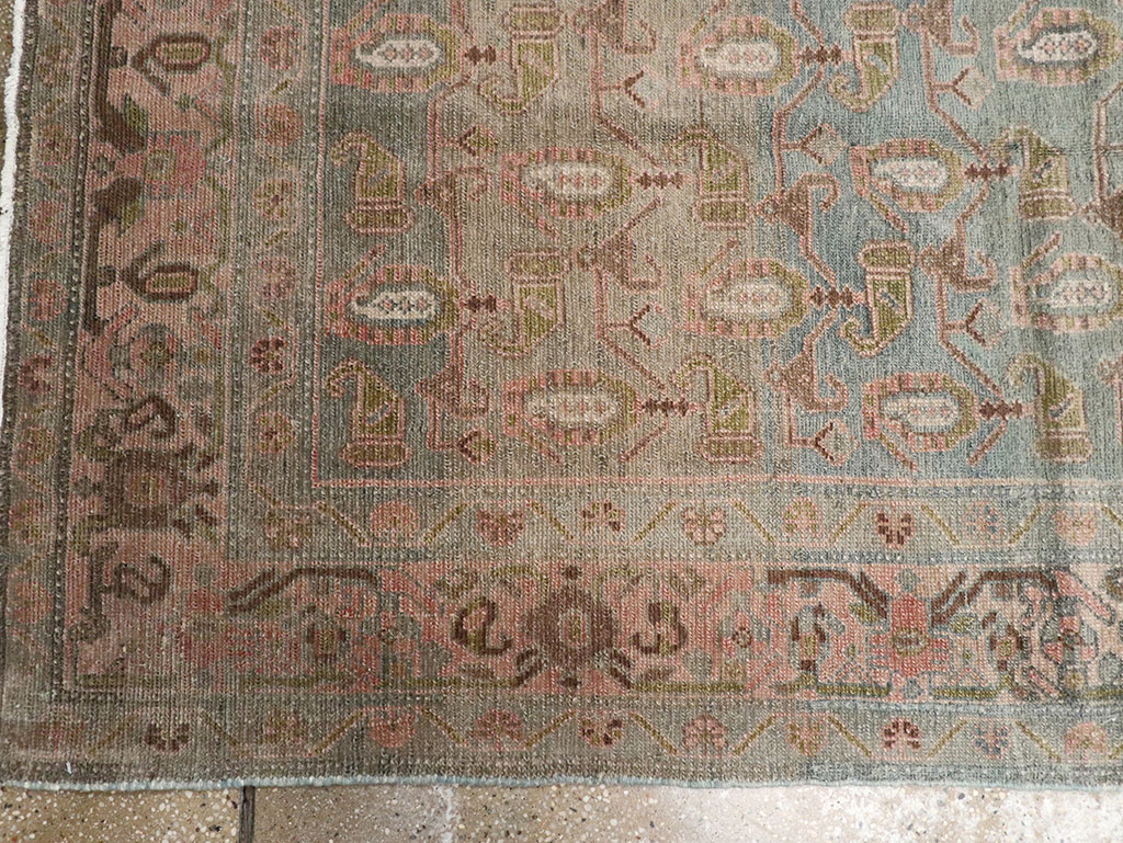 Vintage Persian Malayer Long Runner (Pair: 1 of 2), No.32756 - Gsblank