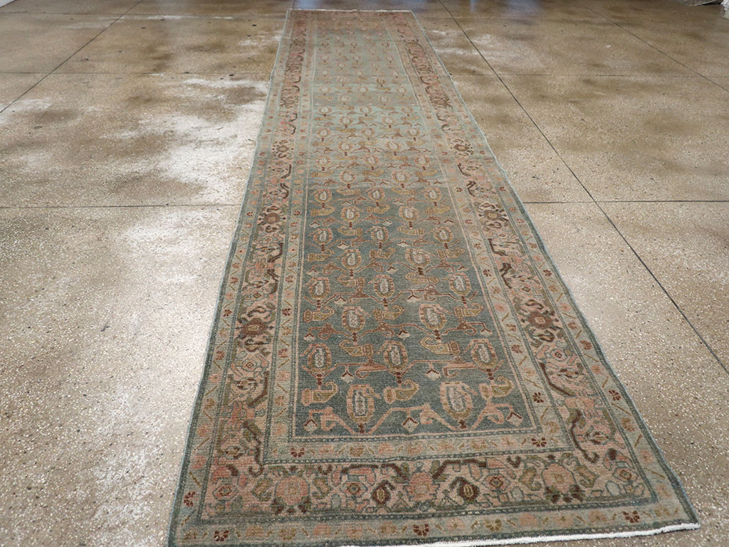 Vintage Persian Malayer Long Runner (Pair: 1 of 2), No.32756 - Gsblank