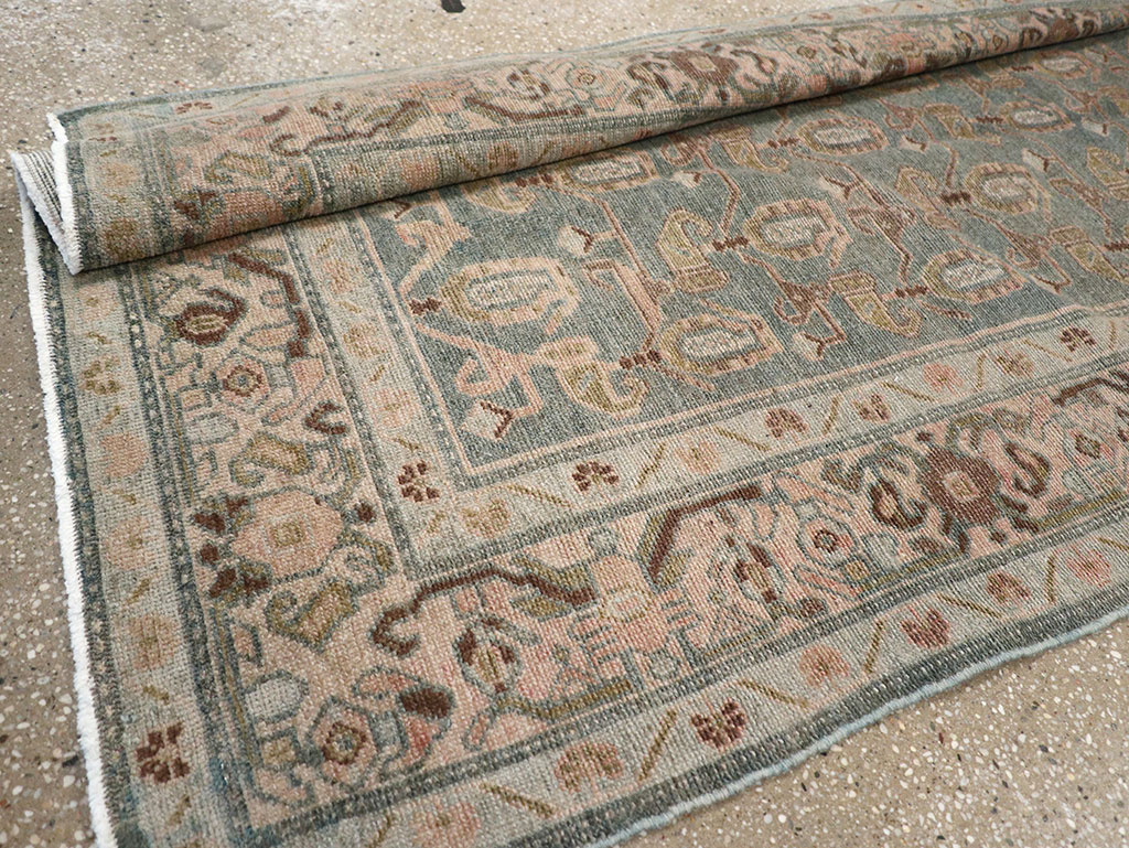 Vintage Persian Malayer Long Runner (Pair: 1 of 2), No.32756 - Gsblank