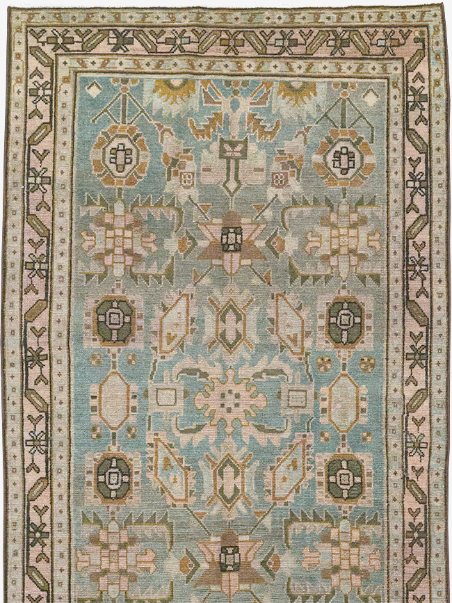 Vintage Persian Malayer Long Runner, No.32757 - Gsblank