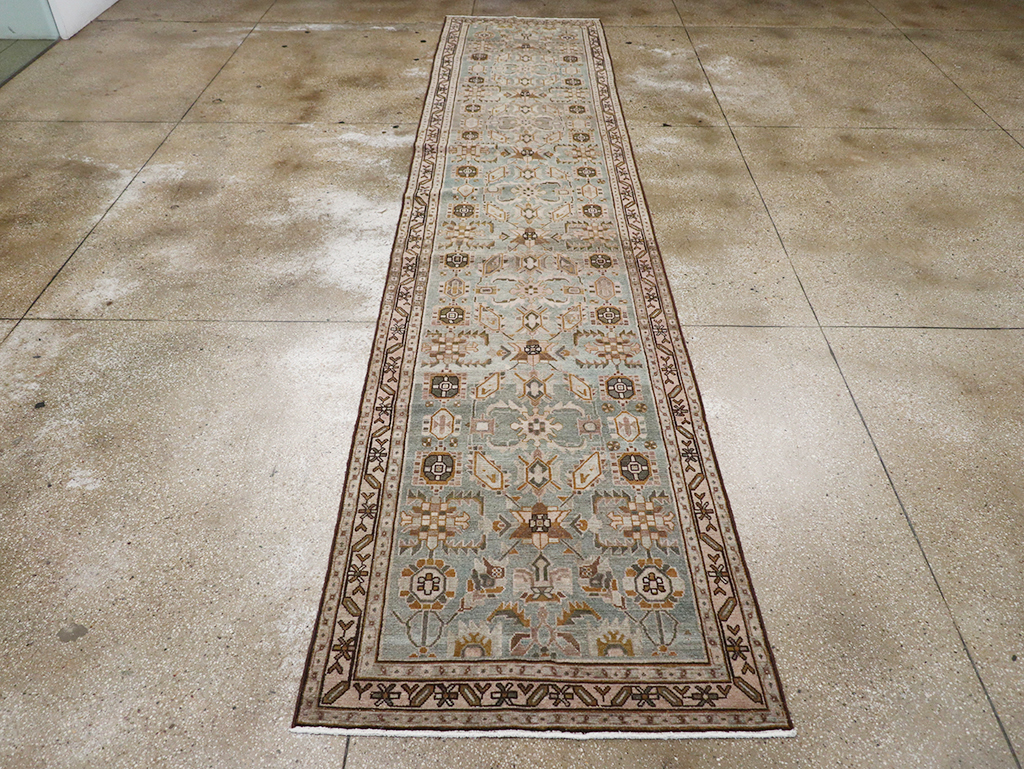 Vintage Persian Malayer Long Runner, No.32757 - Gsblank