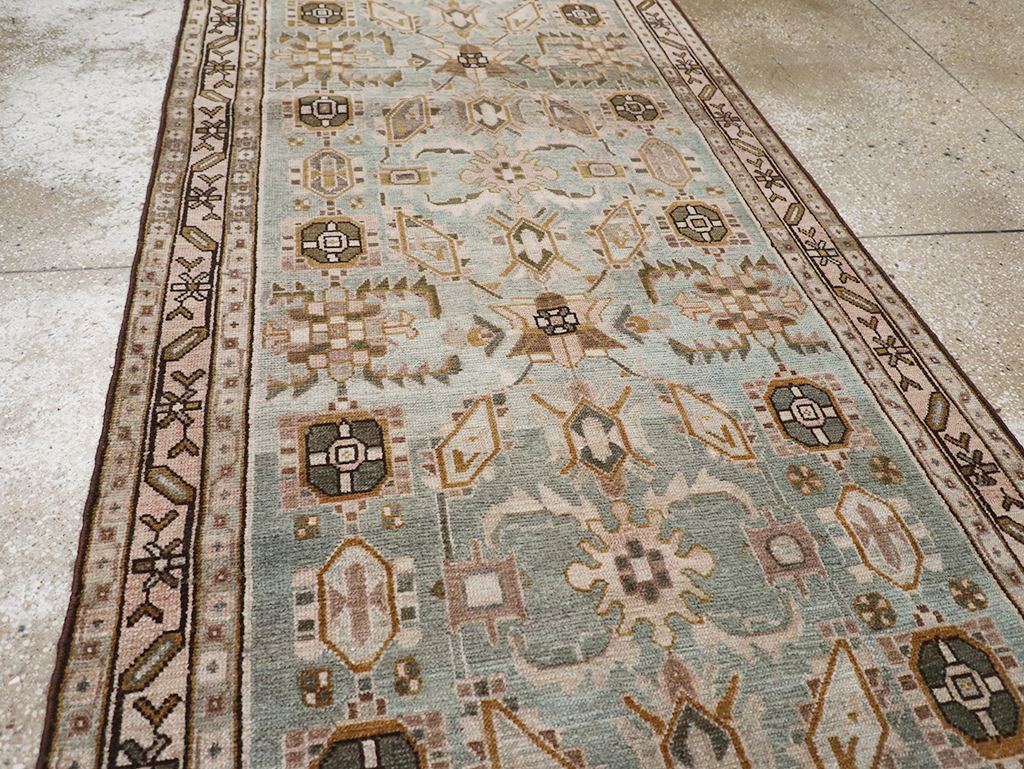 Vintage Persian Malayer Long Runner, No.32757 - Gsblank