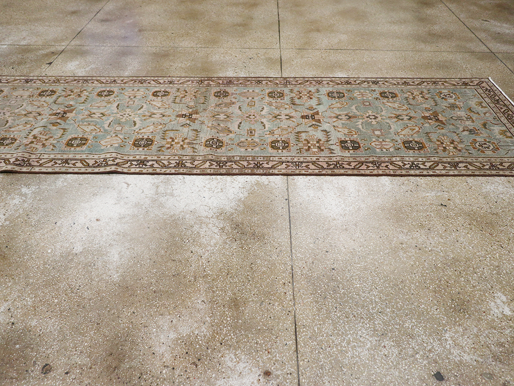 Vintage Persian Malayer Long Runner, No.32757 - Gsblank