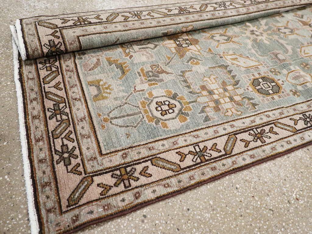 Vintage Persian Malayer Long Runner, No.32757 - Gsblank
