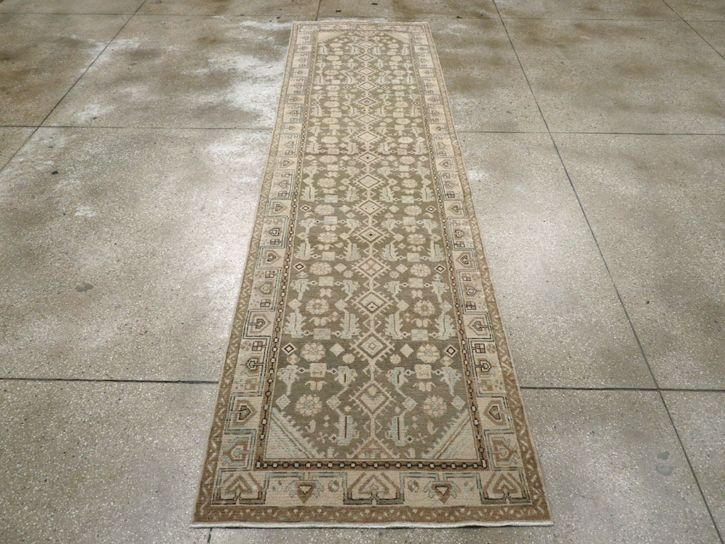 Vintage Persian Malayer Runner, No.32758 - Gsblank
