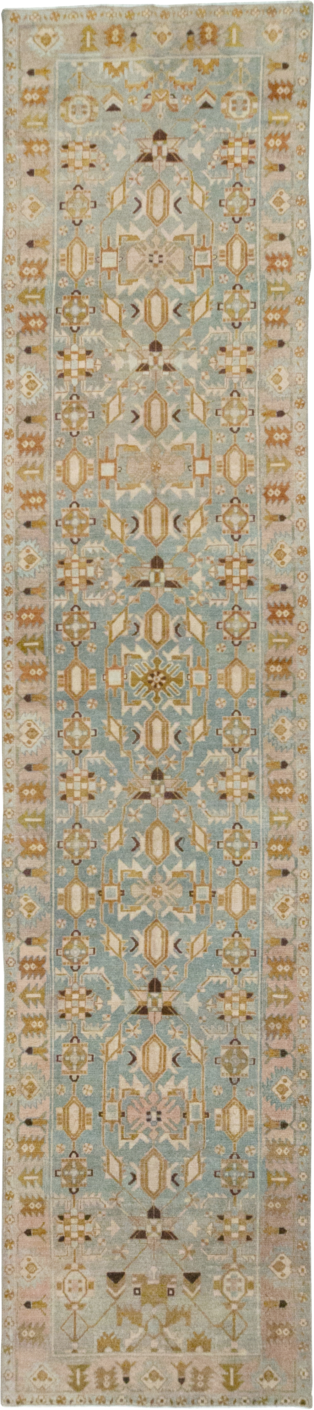 Vintage Persian Malayer Long Runner, No.32759 - Gsblank