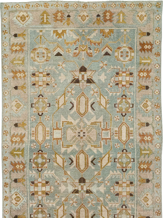 Vintage Persian Malayer Long Runner, No.32759 - Gsblank