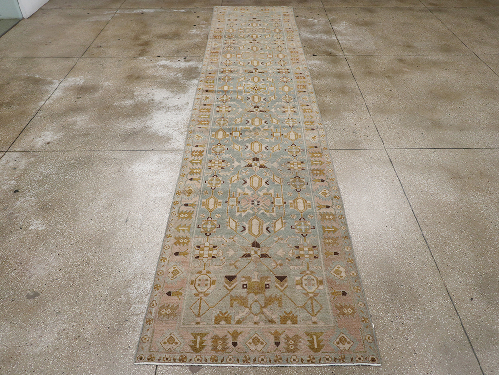 Vintage Persian Malayer Long Runner, No.32759 - Gsblank