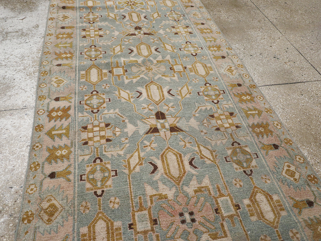 Vintage Persian Malayer Long Runner, No.32759 - Gsblank
