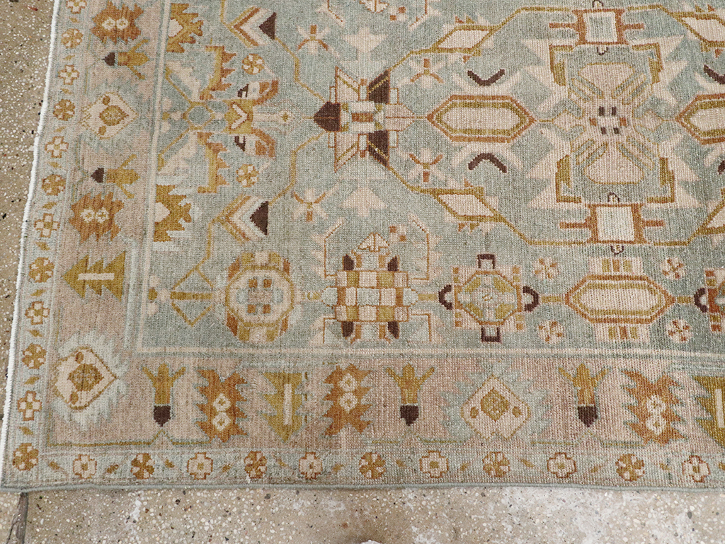 Vintage Persian Malayer Long Runner, No.32759 - Gsblank