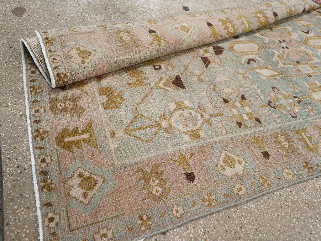 Vintage Persian Malayer Long Runner, No.32759 - Gsblank