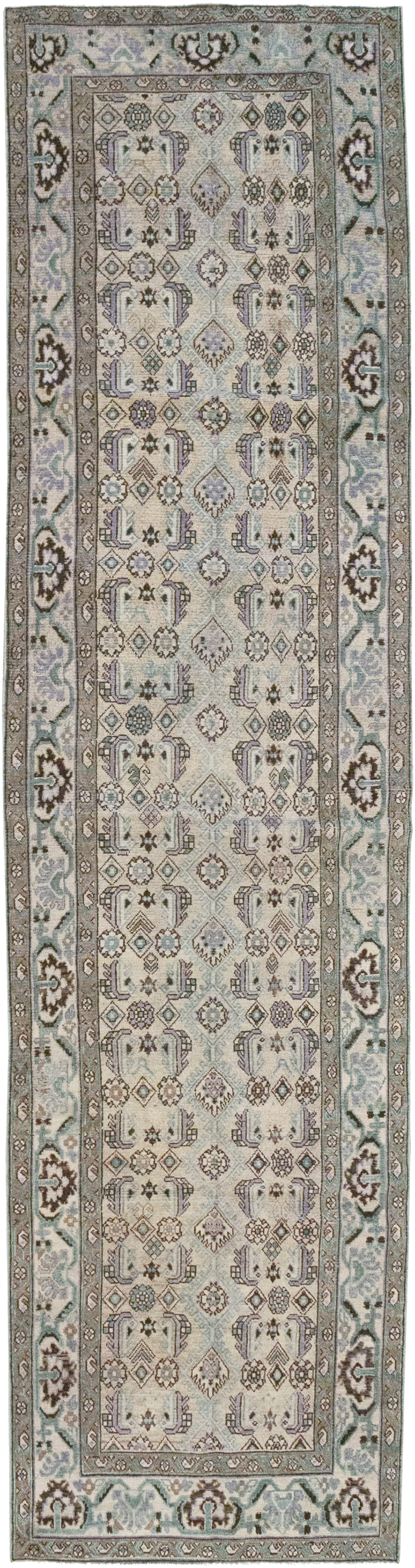 Vintage Persian Malayer Runner, No.32764 - Gsblank