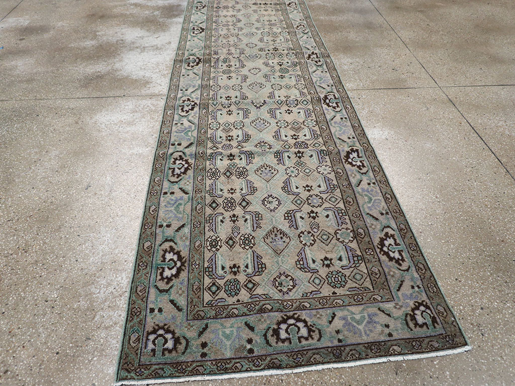 Vintage Persian Malayer Runner, No.32764 - Gsblank