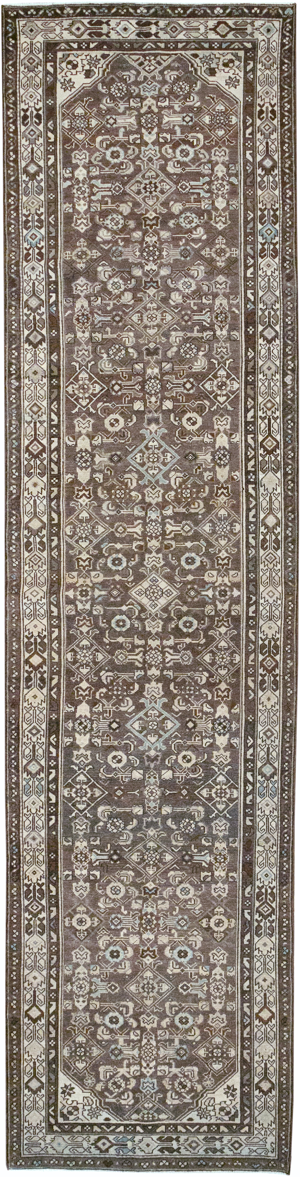 Vintage Persian Malayer Runner, No.32766 - Gsblank