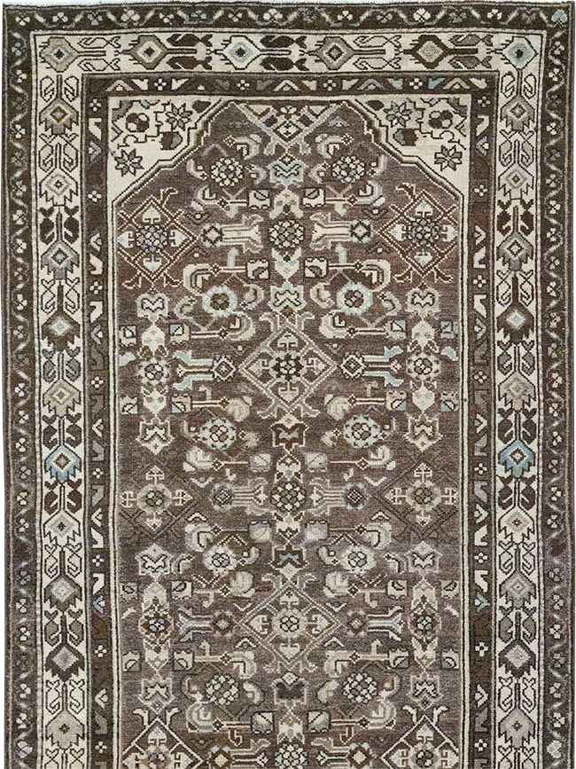 Vintage Persian Malayer Runner, No.32766 - Gsblank